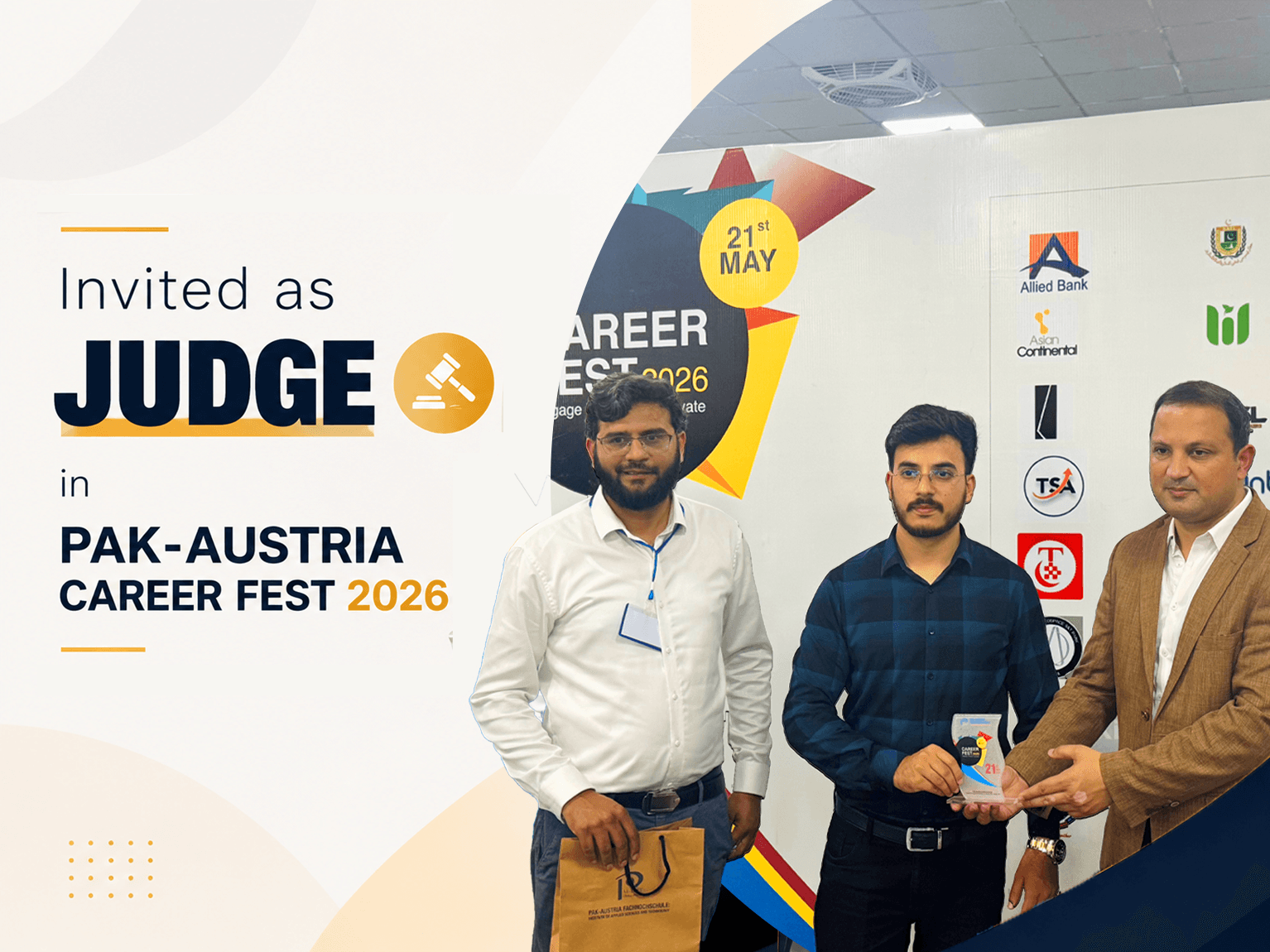 Pak Austria visit as a judge