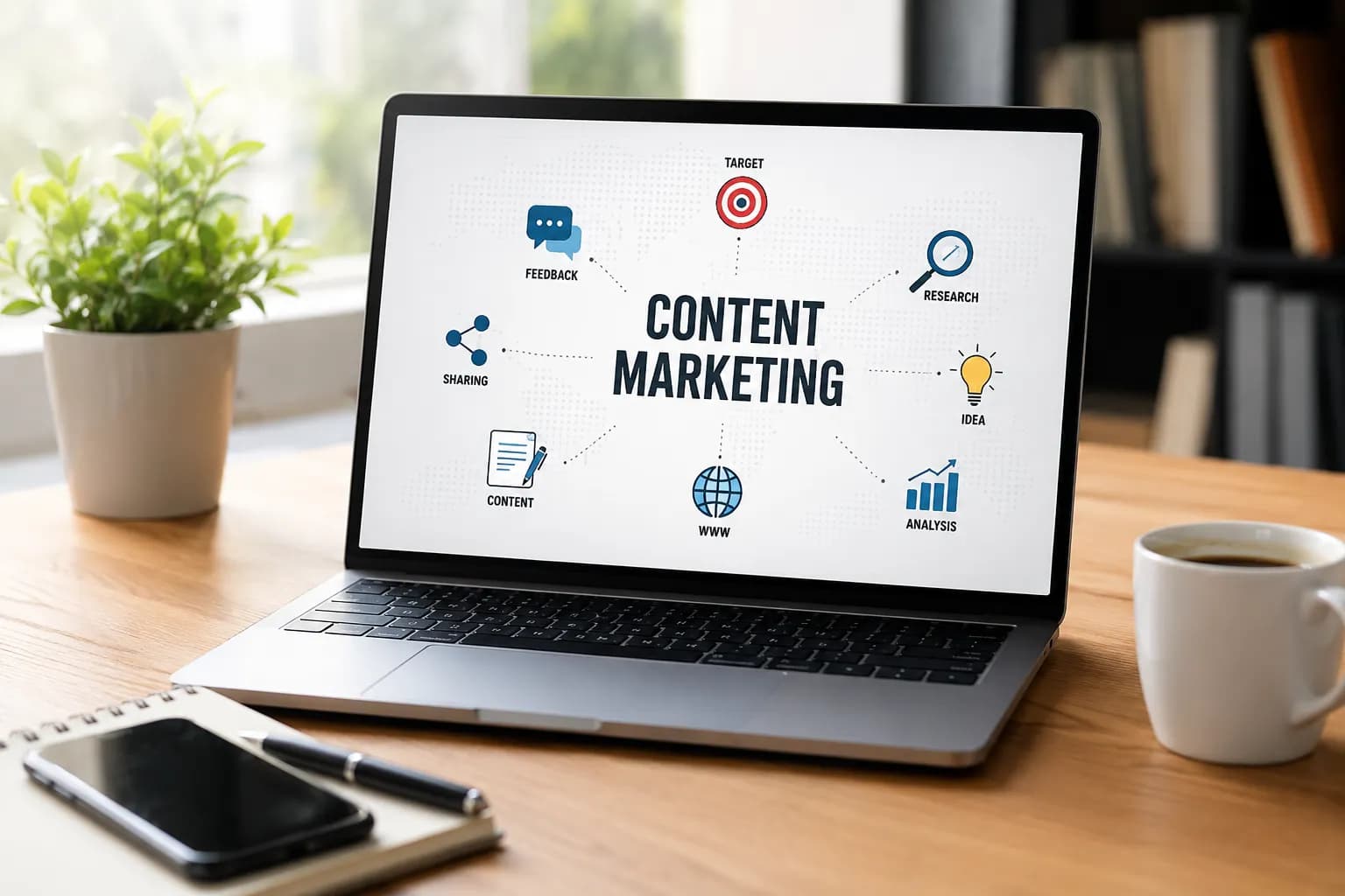 Branding and graphic design services for content