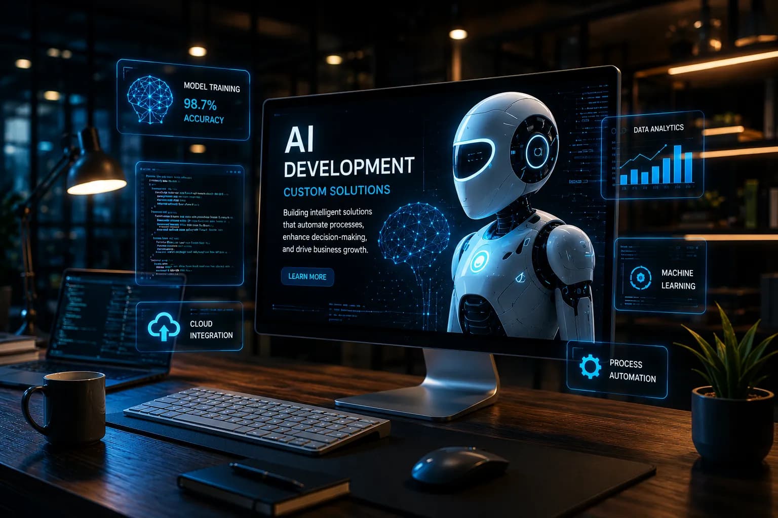 custom artificial intelligence development solutions