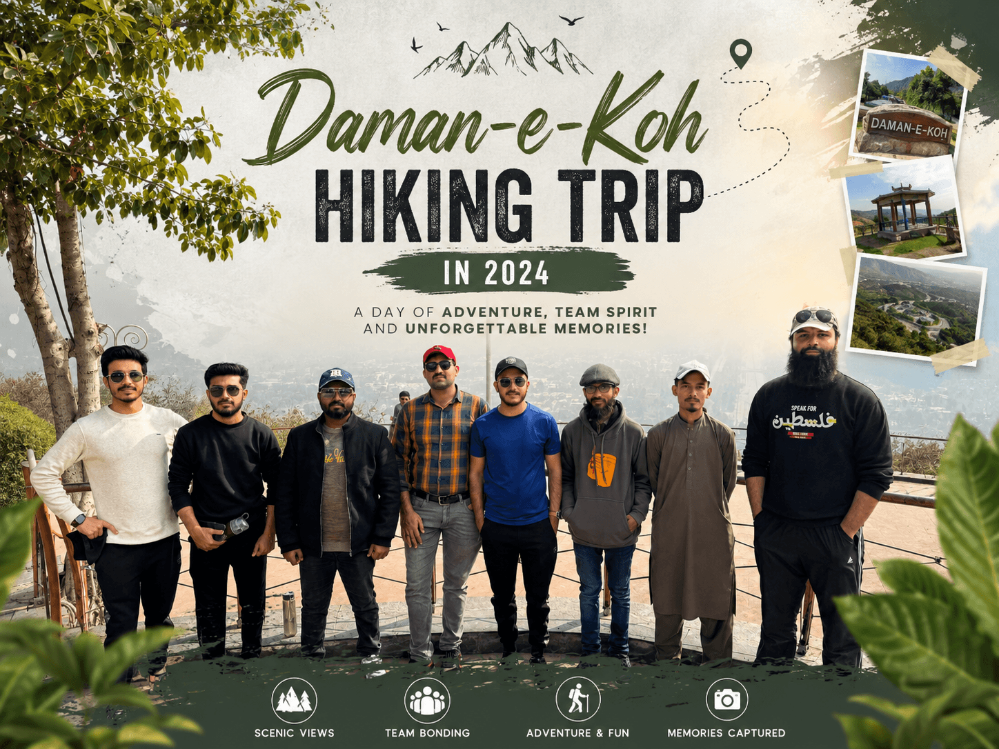 elexoft team enjoying danna e koh hiking trip 2024