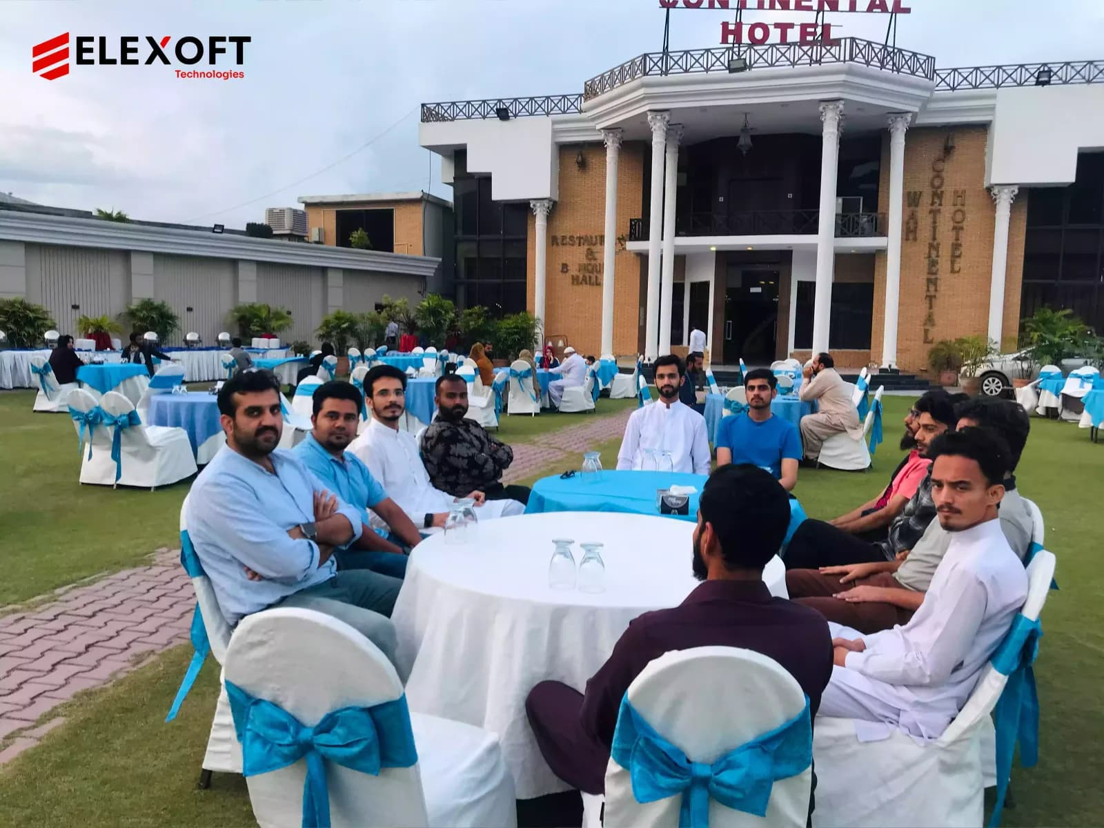 IT consulting company team enjoying meaningful conversations