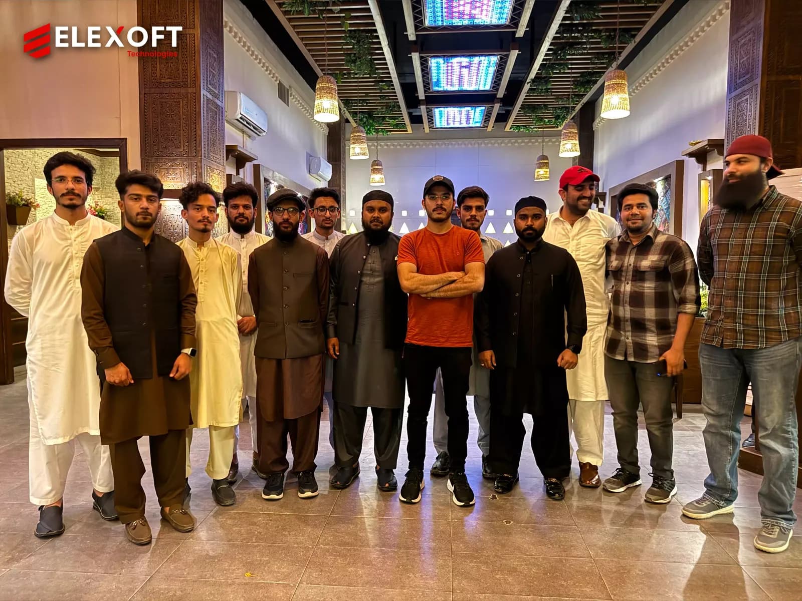 Technology consulting services team celebrating Ramadan together