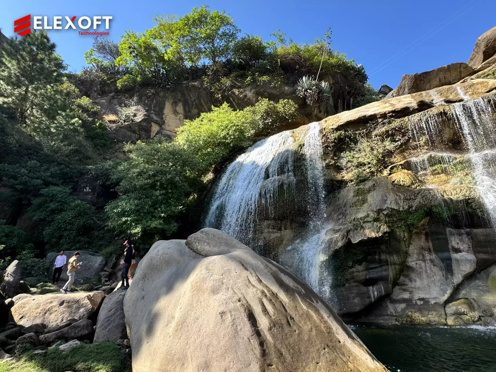 IT company Islamabad team enjoying a scenic outdoor adventure