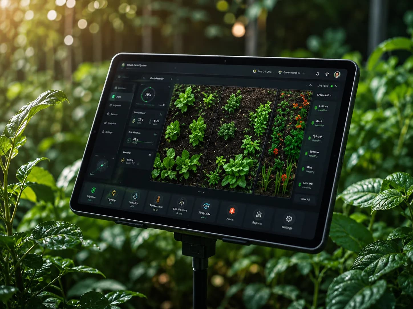 Custom technology solutions for agriculture