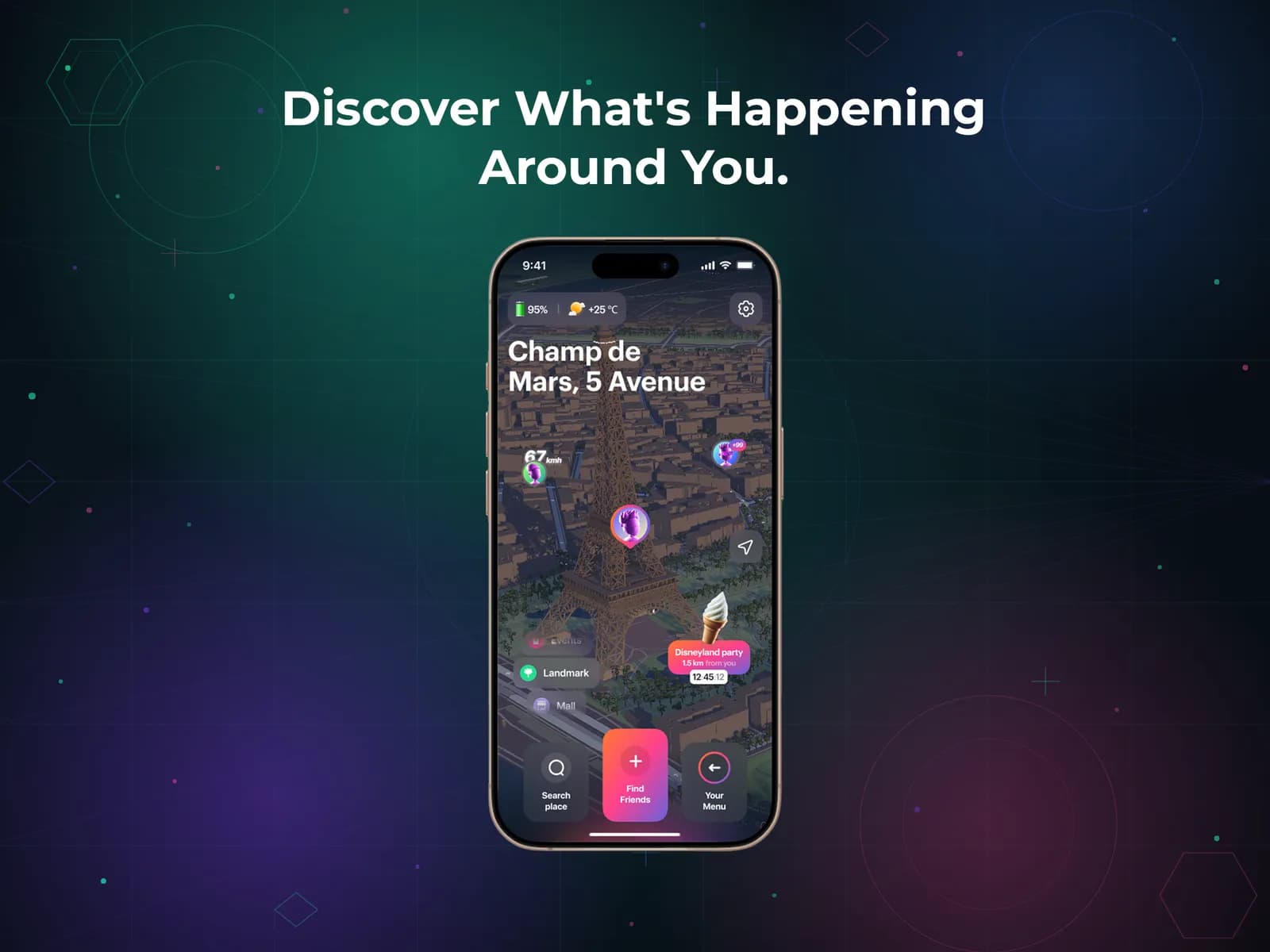 Mobile application development for interactive location-based discovery