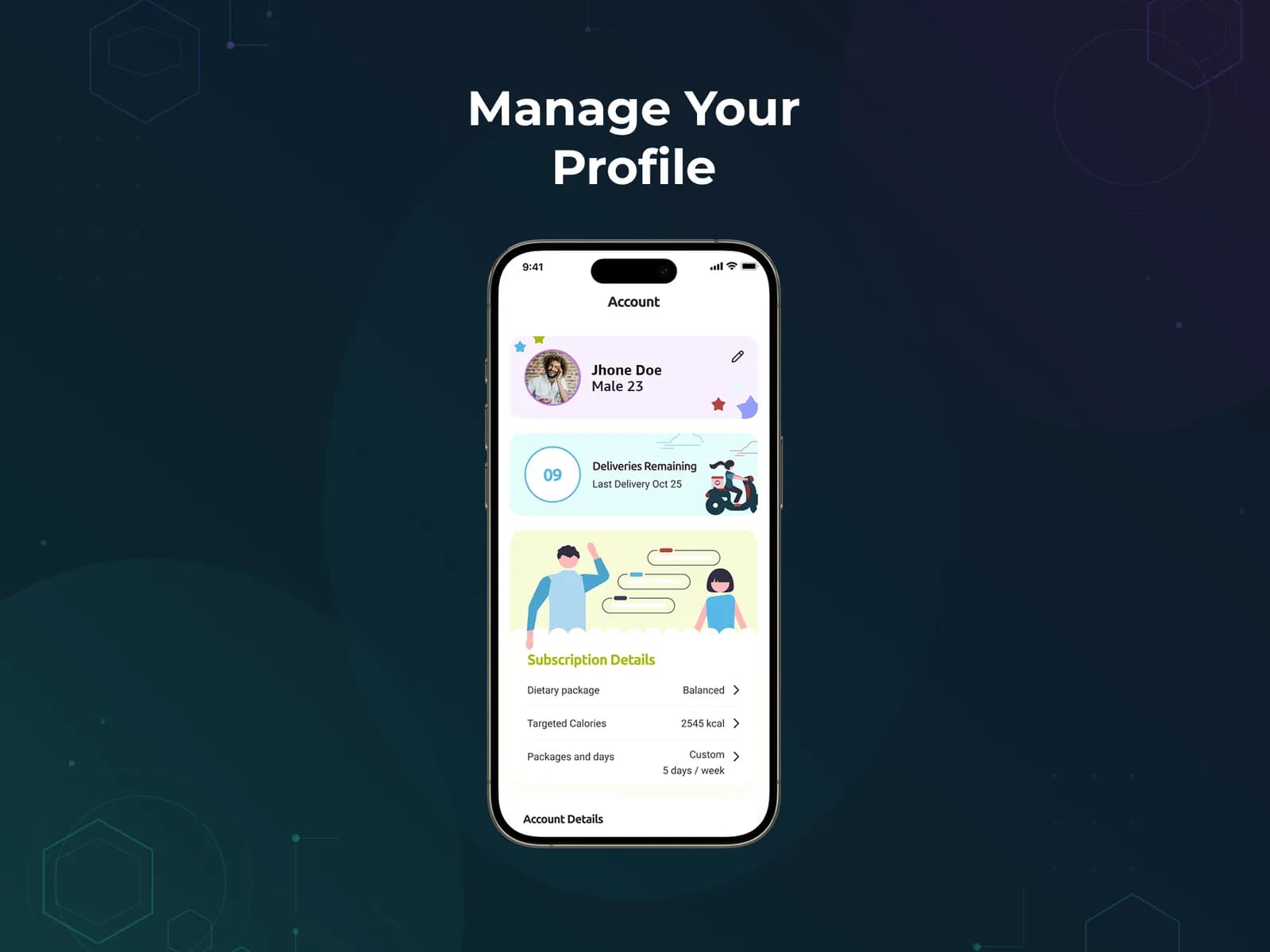 Flutter app development for restaurant subscription management