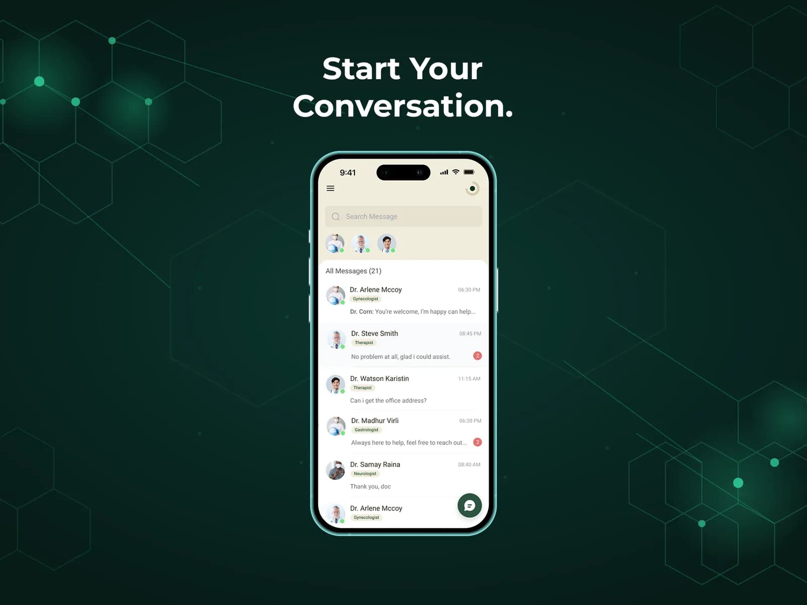 Mobile app development company for secure healthcare communication