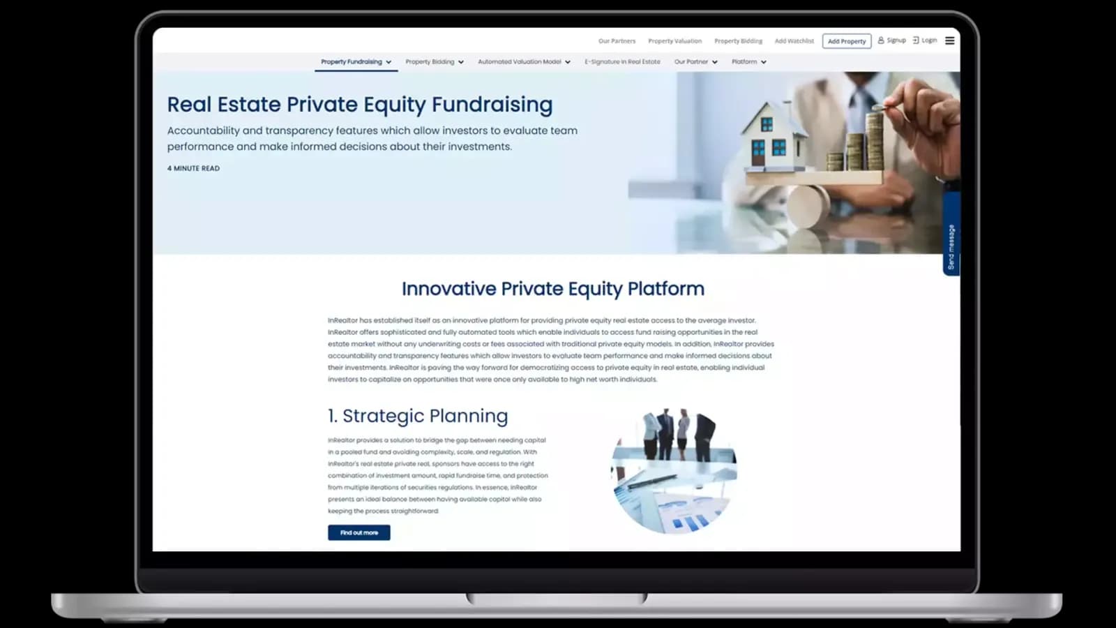 Enterprise application development for real estate transactions