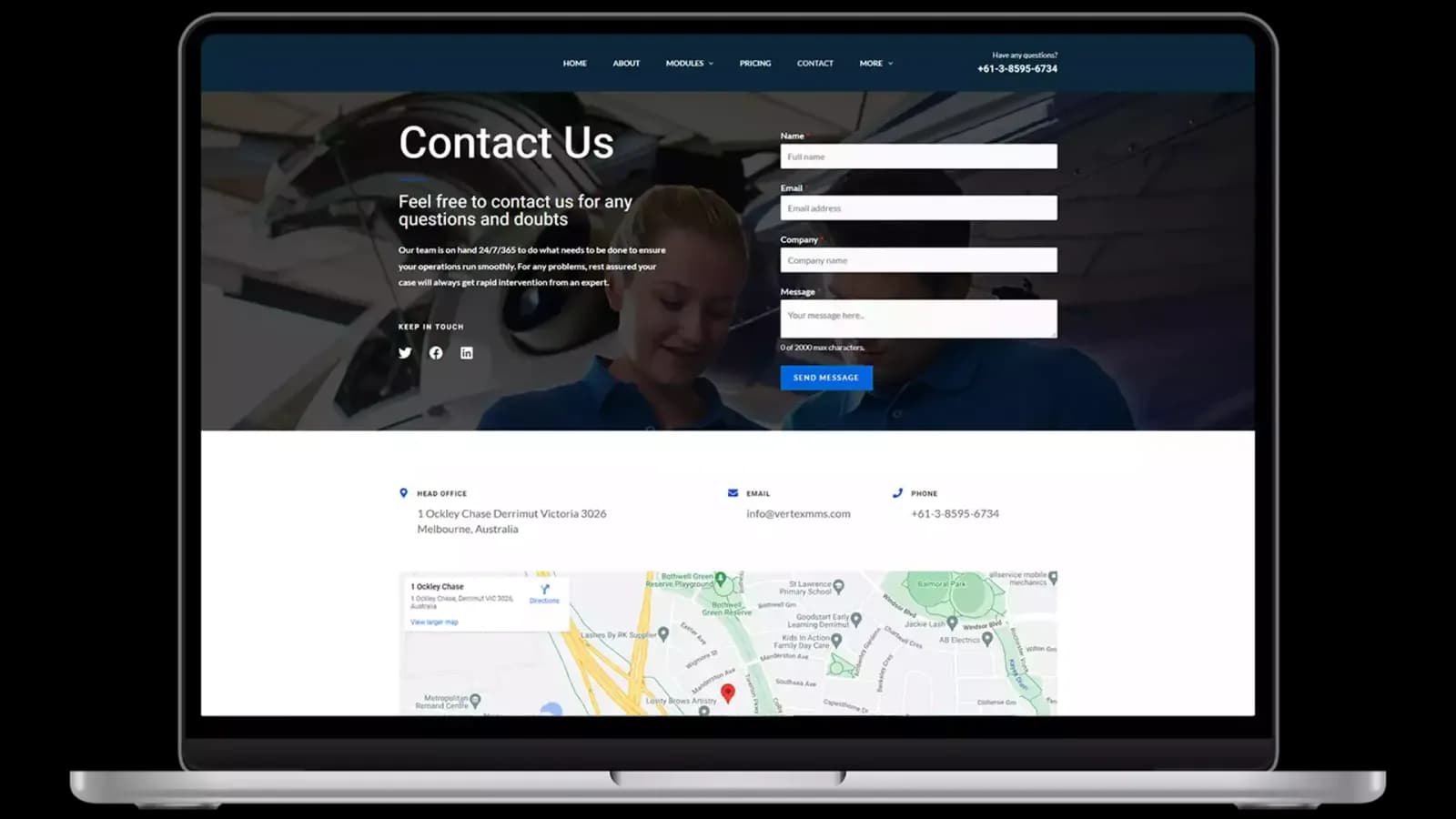 Database development services for aircraft maintenance records
