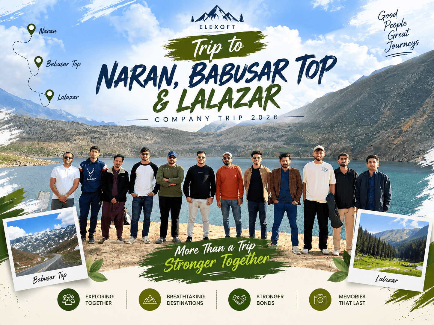 elexoft official trip to naran