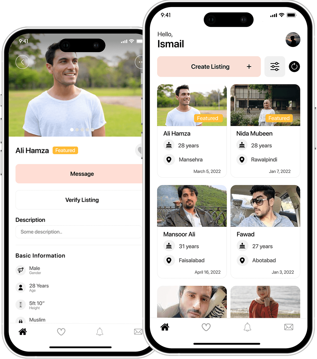 Flutter app development for a secure matrimonial platform