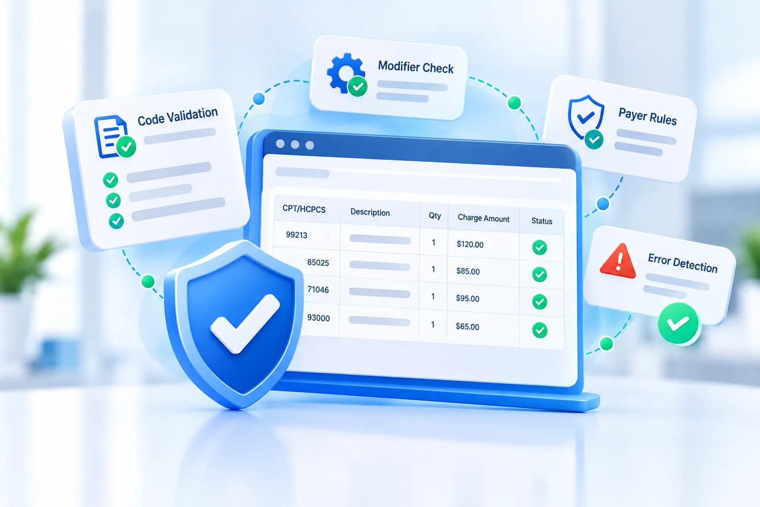 Validate Entered Charges