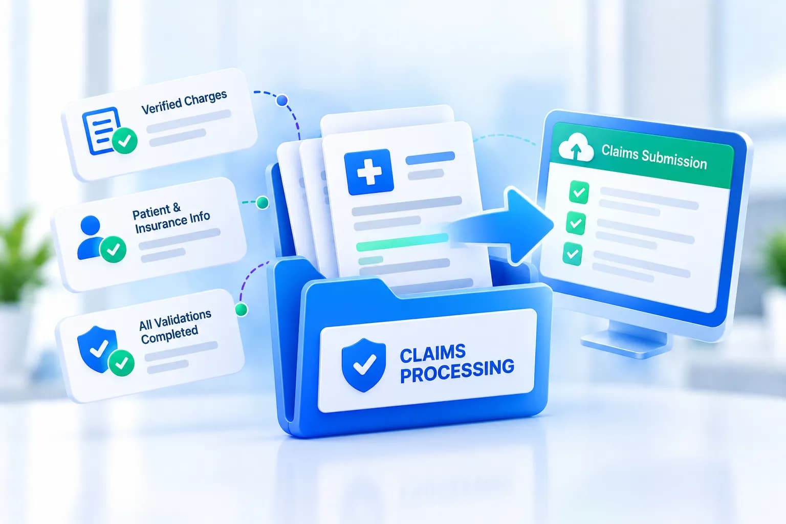 claims processing handoff workflow