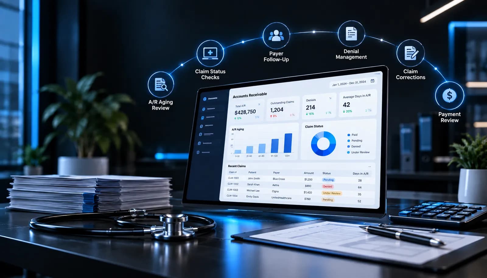 medical ar management for healthcare practices