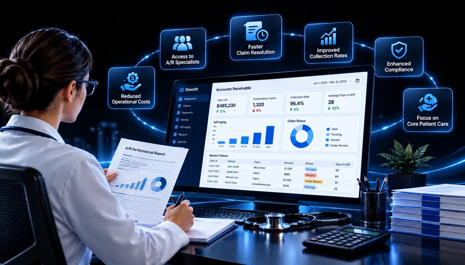 why outsource medical accounts receivable services