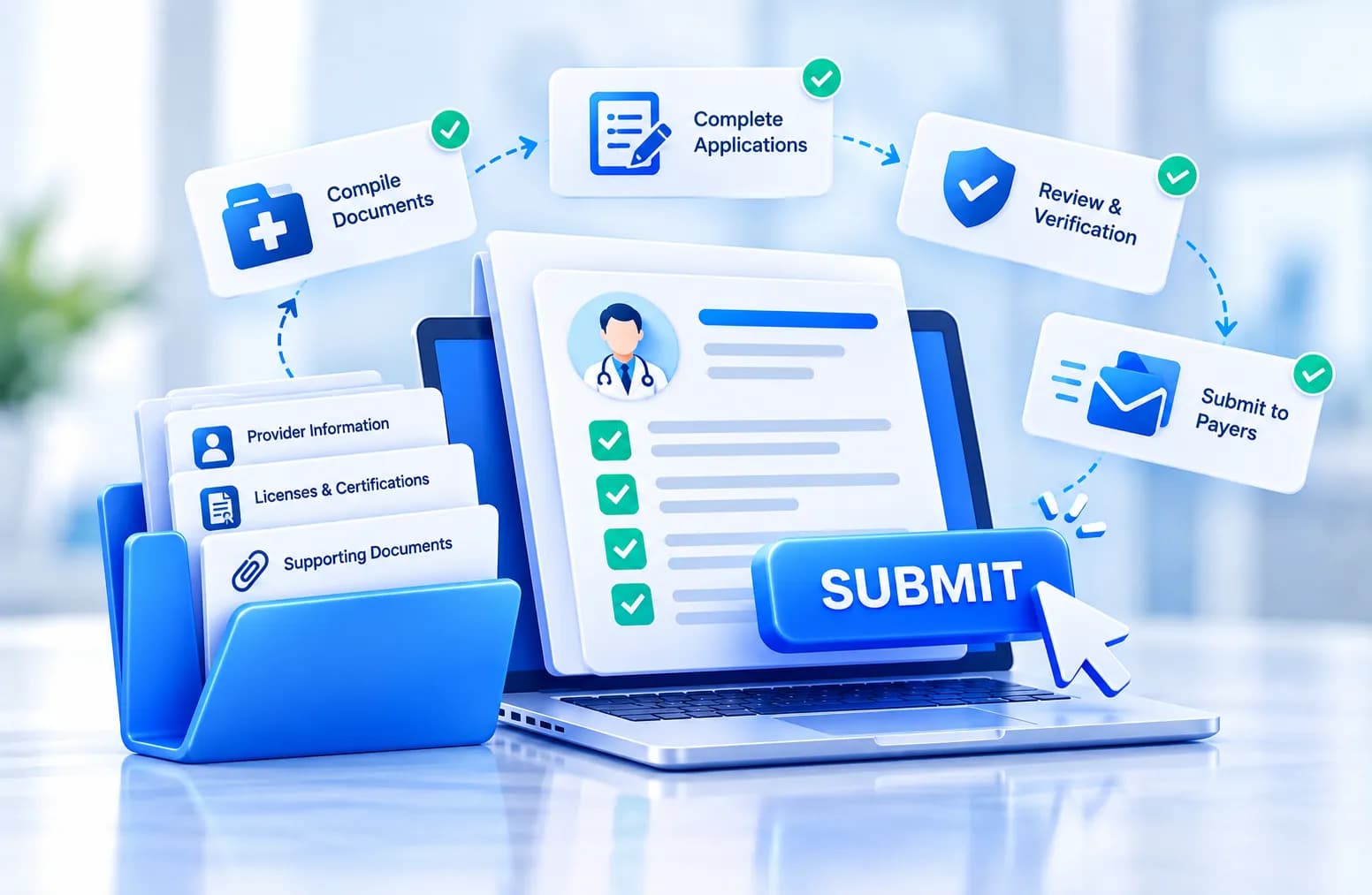 Credentialing & Enrollment Submission Support
