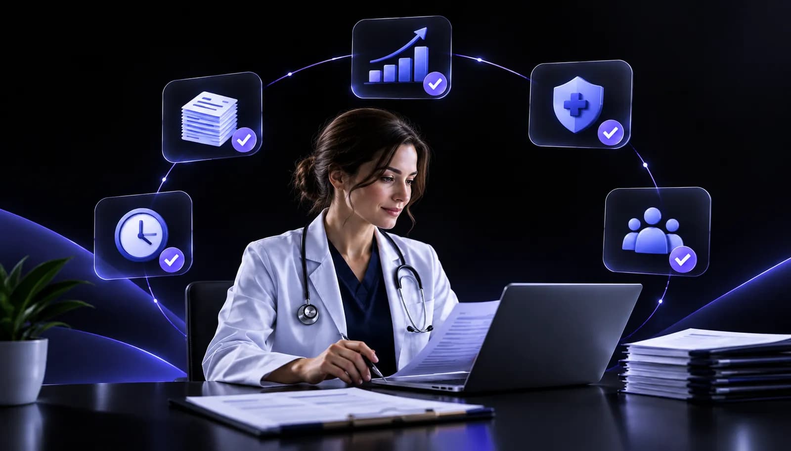 healthcare efficiency dashboard