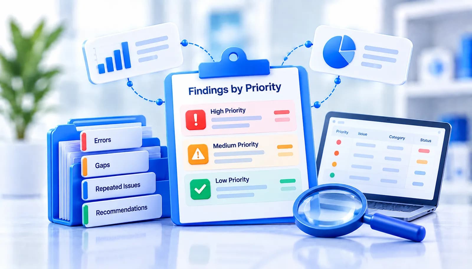 Findings by Priority Dashboard