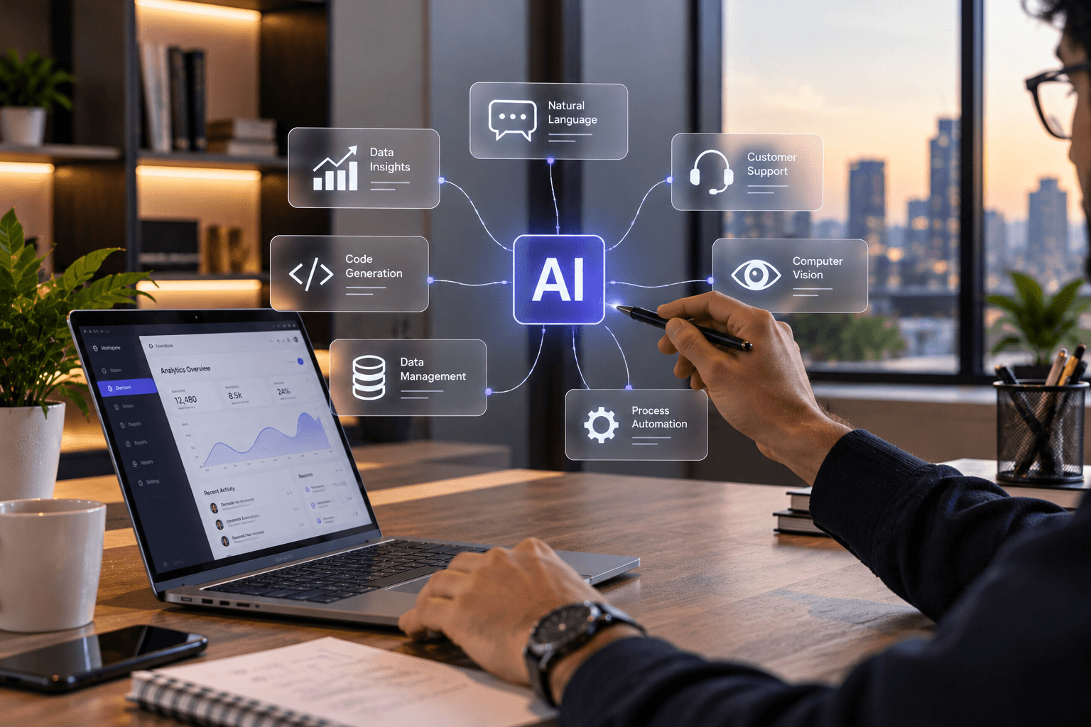 Elexoft AI development company delivering intelligent automation & artificial intelligence solutions