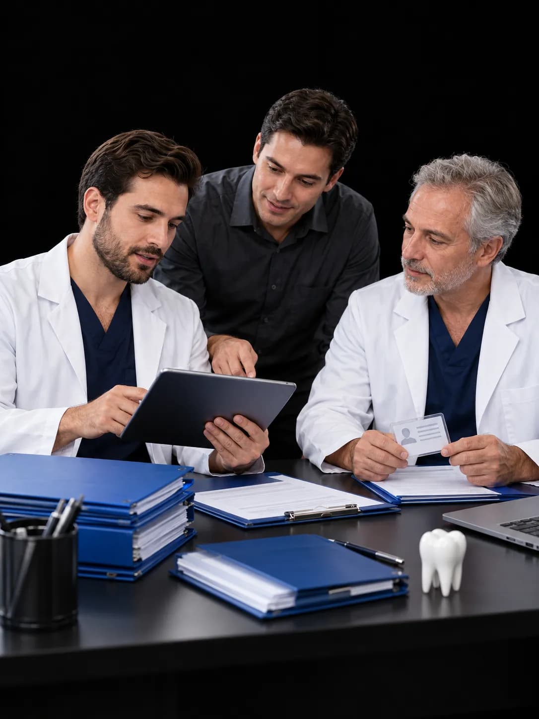 Dental Credentialing Team Reviews Provider Files