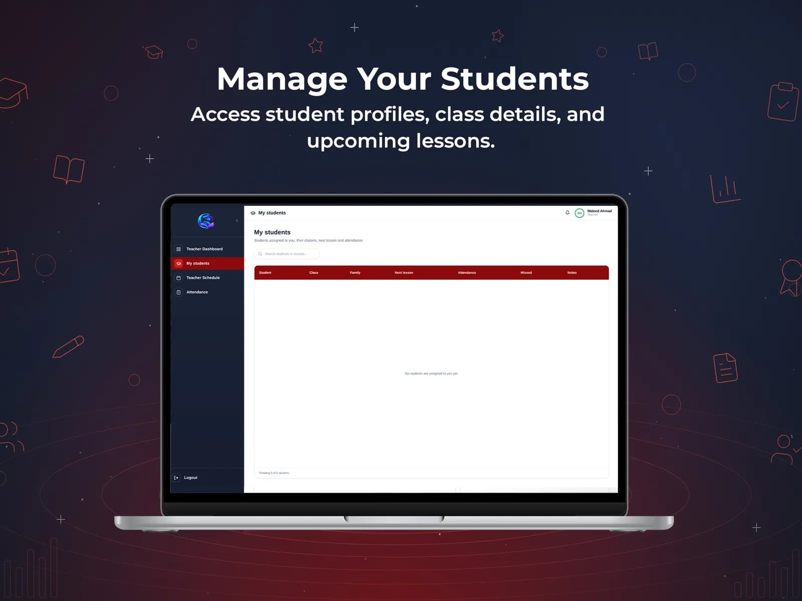 manage students