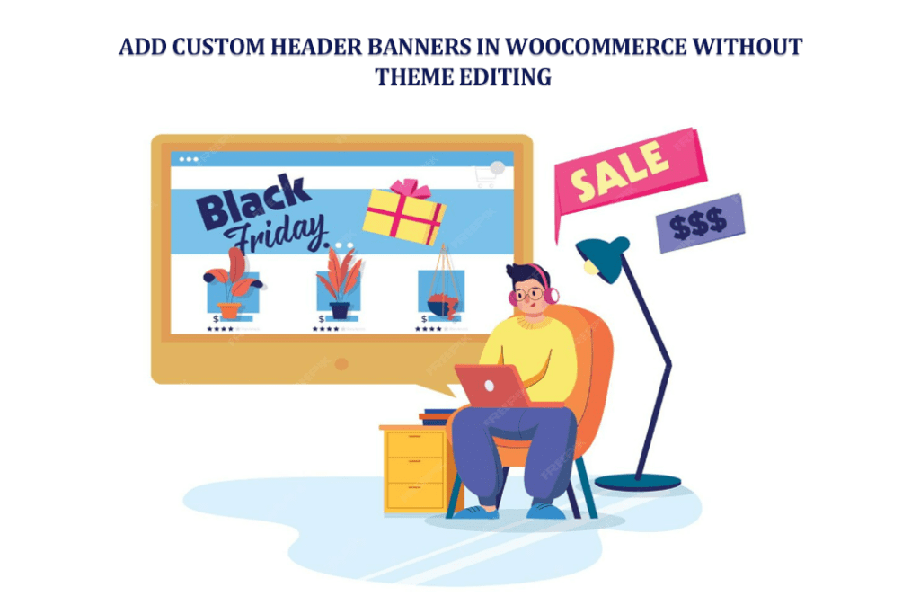 Add custom header banners in ecommerce without theme editing